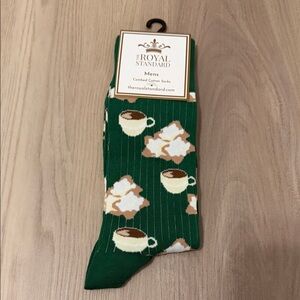 Royal Standard Green Beignet Socks NWT